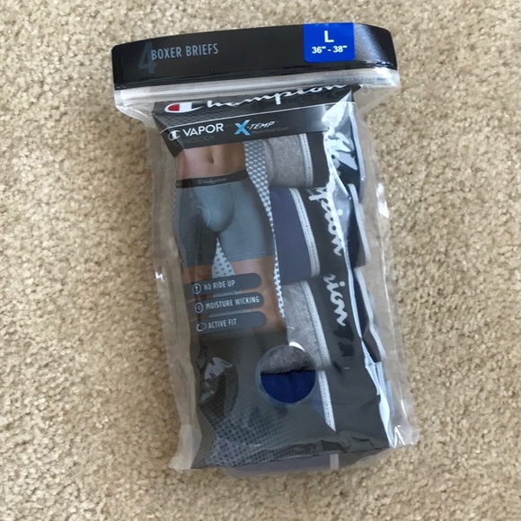 champion mens elite smarttemp vapor boxer briefs